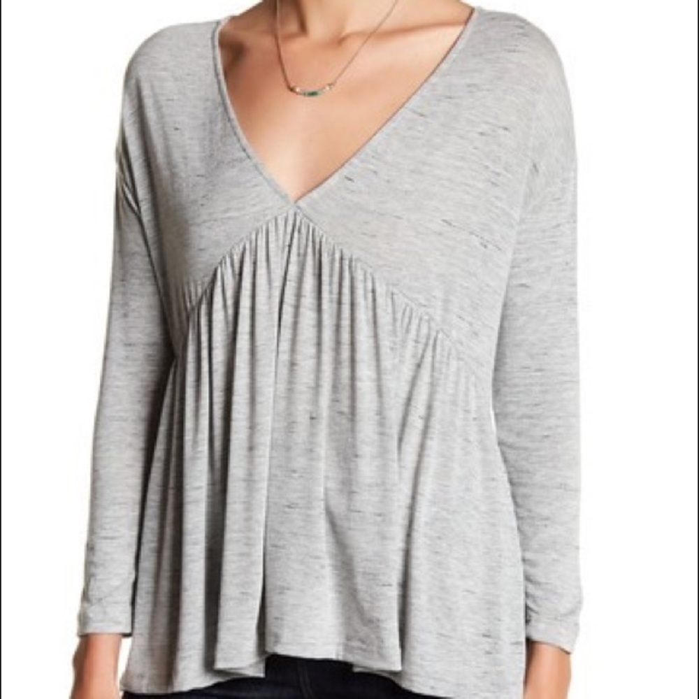 NWT LUSH T-BACK LONG SLEEVE T-SHIRT